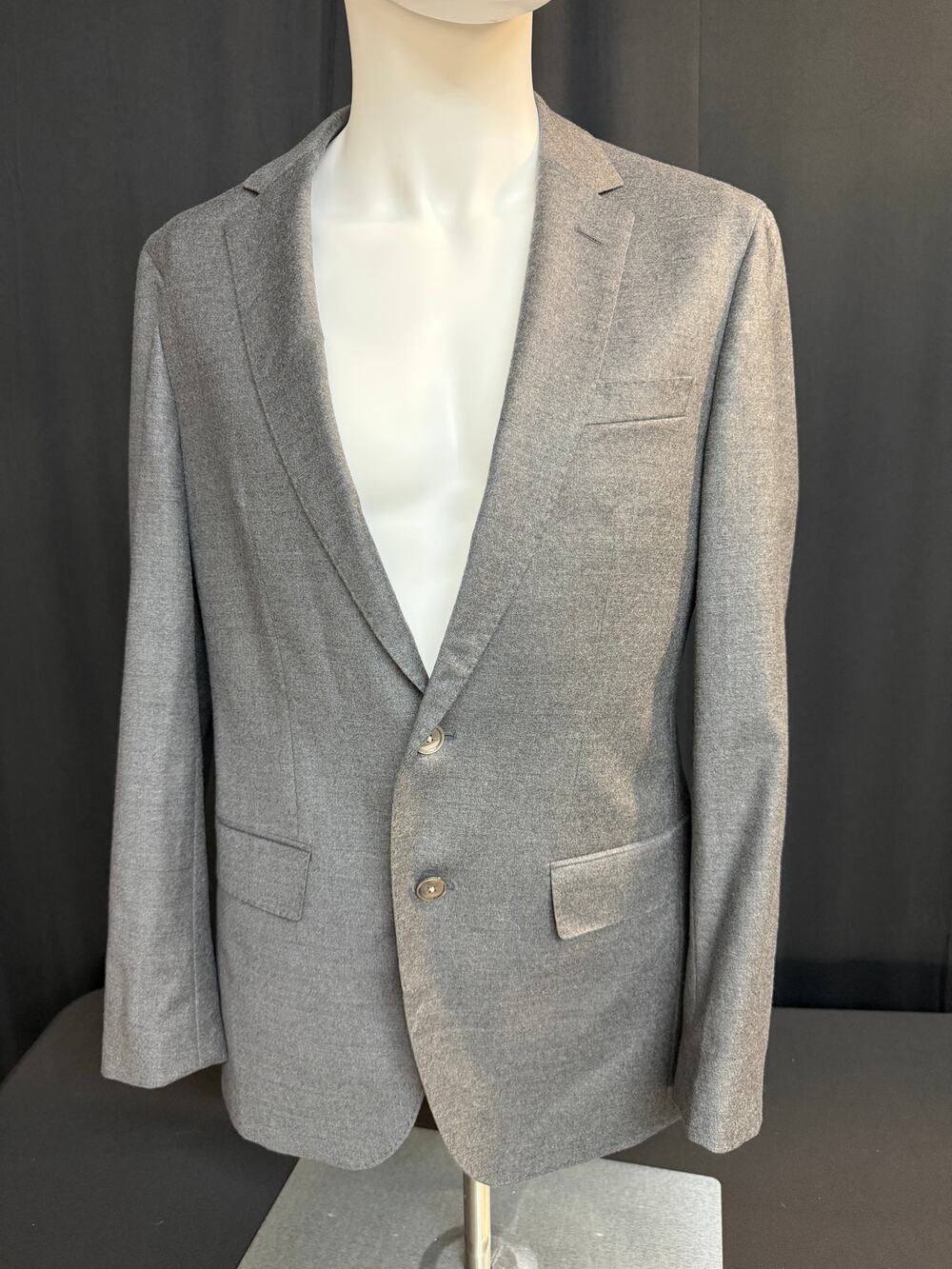 BOSS Hugo Boss Hartlay2 Blazer 38R Slim Fit Marzotto Wool Stretch Gray